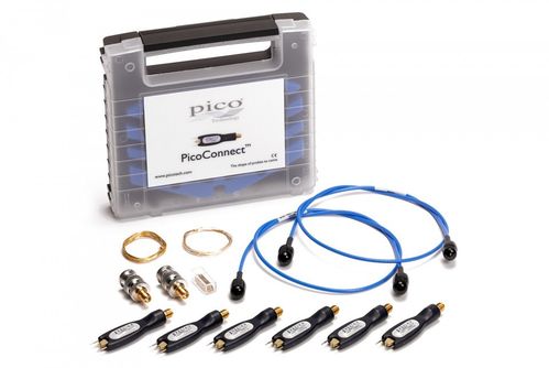 PicoConnect 910 Kit: all six, 6 to 9 GHz gigabit probe head models with cable