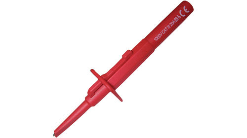 Sprung hook probe 4mm (Red)