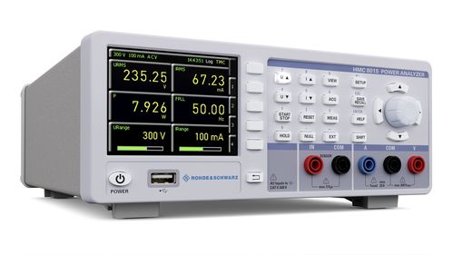 R&S® HMC8015 - Power Analyzer, up to 600 V(RMS),up to 20 A(RMS), DC to 100 kHz,500kSa