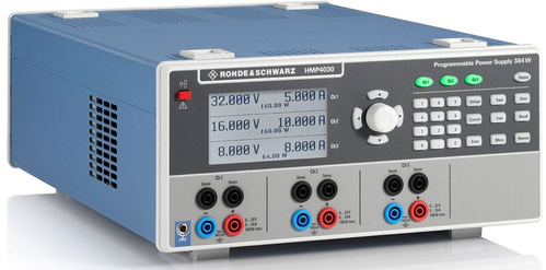 R&amp;S® HMP4030 - Triple high performance power supply,3 x 0...32V/10A, max. 384W,sense, resolution