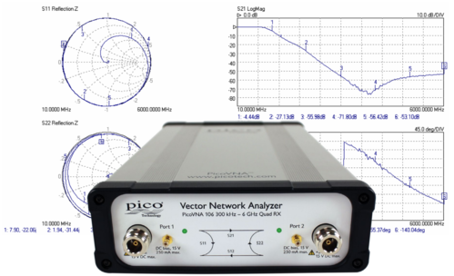 VNA 6 GHz 2 port vector network analyzer